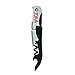 True Jetsetter Black TSA Compliant Waiters Corkscrew Wine Opener with Foil Cutter, Double Hinged Wine Key for Servers, Bartender, Cork Bottle Opener