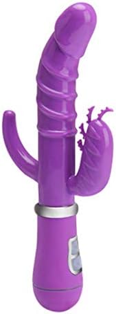 SKUN 10 Frequency Body Massager Waterproof USB Cordless Powerful Mutispeed Vibrating Toy (Purple)