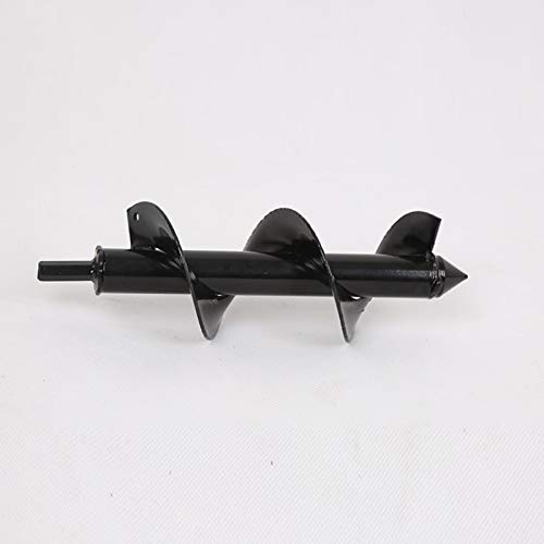 Thethan Garden Auger Spiral Drill Bit Accessories for Planting Bedding Bulbs Seedlings