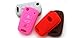 MOKIE Silicone Remote Key Case Fob Cover 3 Button Remote Fob for KIA Sportage Soul Rio Optima Red