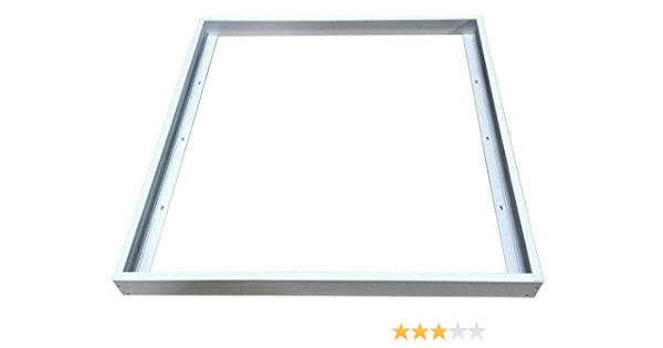 LEDLUX Marco de estructura LEDLUX Marco de soporte para montaje de panel LED Color blanco [Clase de eficiencia energética A] (60X60 cm)