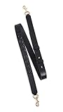 Marc Jacobs Women's MJ EmbossedLeather Strap, Black, One Size