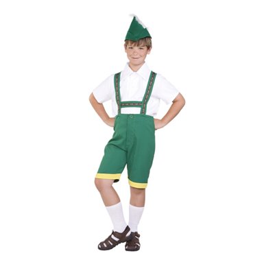Childrens Bavarian Boy Halloween Costume