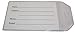 Clear Vinyl Luggage Tags with Loops & Name Cards (Set of 5)