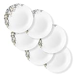 Corelle Chip Resistant Dinner Plates, 6-Piece, Lumos