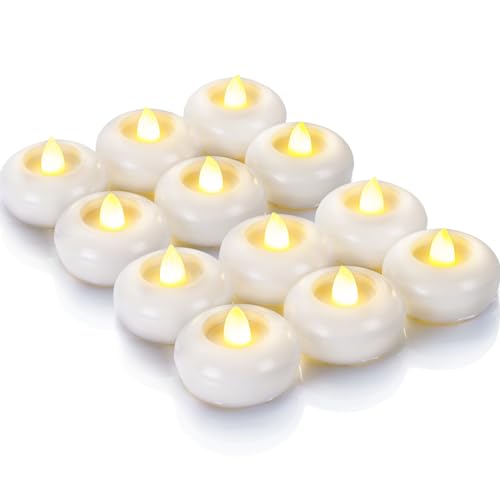 LED Floating Candles 2 Inch 12 Pack