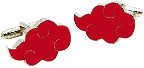 Cufflinks, Naruto Red Cloud Men's Alloy French Cuff Links