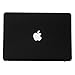 HDE MacBook Air 13 inch Case - Hard Shell Cover Keyboard Skin Fits Previous Generations A1466 A1369 (2008-2017) - Black