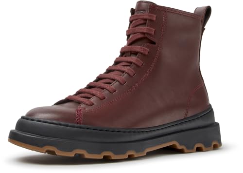 Camper Women's Brutus+, Ankle-boot, Burgundy, 7 (Us) at Amazon