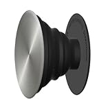 Popsockets ( Brushed Silver x 1 ) Anti Drop smartphone grip / stand / wrap