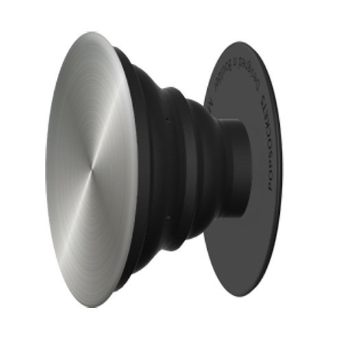 Popsockets ( Brushed Silver x 1 ) Anti Drop smartphone grip / stand / wrap