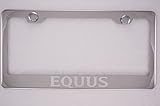 Hyundai Equus Chrome License Plate Frame with Caps