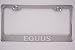 Hyundai Equus Chrome License Plate Frame with Caps