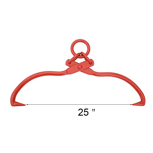 1914 Earth Worth | Skidding Tongs with Ring | 25 Inch | Red