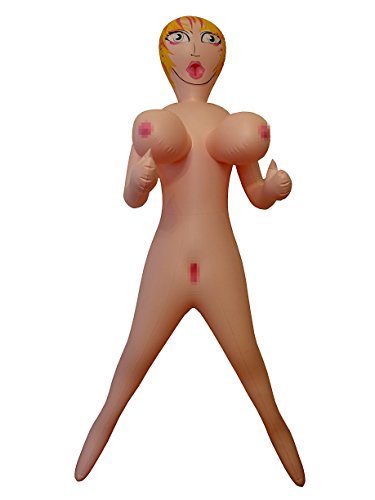 UPC 643307964967, Natural Skin Color Inflatable Love Doll, Blond Hair for Party Night Fun at Bachelor Parties, Stag Night, Fraternity Initiation Festivities