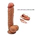 Realistic Silicone Dildo with Suction Cup – Adorime Double Layer Lifelike Penis Dong Cock Anal Sex Toys for Women Masturbation 1