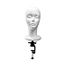 STUDIO LIMITED 11.4-Inch Styrofoam Mannequin Head (3 Pack) - White Foam Wig Stand for Wigs, Hats, Masks, Hairpieces, Arts, Crafts, DIY Projects, Salon Display, and Travel Use