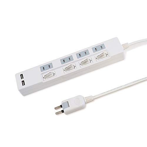 Styled USB付き電源タップ コード2mの商品画像