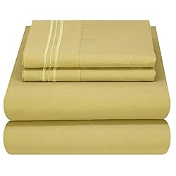 Mezzati Brushed Microfiber Bed Sheet Set - Ultra