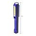 Rechargeable CREE LED COB Work Light, RuiFengShun Multi Bright Modes 3W Portable Hand Held Flashlight with Magnet Base & 120° Rotating Clip for Camping, Emergency, Workshop, Household (Blue)