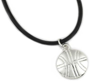 Basketball Necklace, Basketball jewelry, Basketball Necklace gift for player, Basketball cheerleader, coach or team.