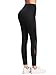 SweatyRocks Women's Mesh Panel Side High Waist Leggings Skinny Workout Yoga Pants #1black L