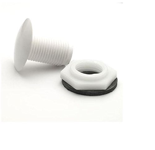 Blanking Off Plug for Cistern Hole/Overflow White to Suit 20MM Hole