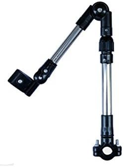 DALAI Black Bike Umbrella Holder Mount Stand Bicycle Wheelchair Stroller Connector U