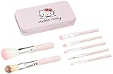 UDTEE New/Fashion/Cute Hello Kitty 7 Makeup Foundation Powder Eyeshadow Brushes Set