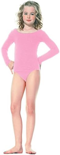 Pink Bodysuit child size large for height 46"-52" weight 51-62 lbs