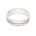 Lefeng 5mm Titanium Rings Wedding Bands Comfort Fit Interior Promise Engagement Rings