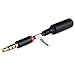 Vastar 3.5mm Headset Audio Jack Extender; Headphone Adapter for Battery Charger Case and More; 4 Pole 3.5mm Male to 3.5mm Female Extension Cable; No Distortion/Works with Volume Controls, and More