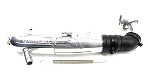HoBao 1/8 Hyper 7 SS - TUNED PIPE, header & Muffler (87229 87378B 84067) OFNA