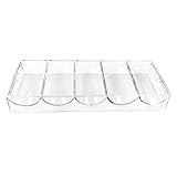 YH Poker Clear Acrylic Poker Chip Rack-Holds 100 Chips