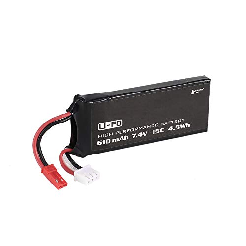ToGames 2PCS 7.4V 610mAh 15C Li-po Battery for Hubsan H502S H502E RC Drone Quadcopter Aircraft UAV Spare Part Accessories Model - Thumbnail 4