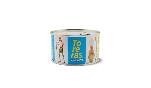 TORERAS NO PICANTES LATA, 1.150 GRS (PACK DE 12) : Amazon.es ...