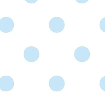 Tapete Punkte Weiss Hellblau Kinderzimmer In Papier 585 1 Treboli Amazon De Baumarkt