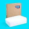 Pillow Cube Pro 6 inch Portable Travel Bed Pillow for Side Sleeping 24x12x6 Soft Supportive Cooling Foam Core and Cover Pro