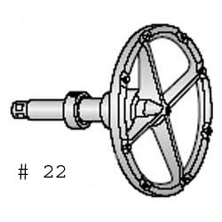 Alfa International VS-22DH Polished Aluminum VS-22 Disc Holder