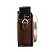 HelloHelio Protective Case for Fujifilm instax Square SQ6 Instant Camera, Blush Gold - Premium Vegan Leather Case with Detachable Strap, Vintage Browm