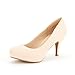 DREAM PAIRS Tiffany Women's Classic Elegant Versatile Low Stiletto Heel Dress Platform Pumps Shoes