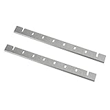 POWERTEC 12-1/2 Inch Heat Treated M2 HSS Planer Knives for DeWalt 733 | 12.5 Inch Dual Sided Replacement Planer Blades DW7332-Set of 2 | 2 Blades