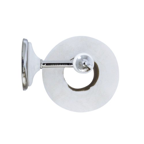 MODONA Toilet Paper Holder - White Porcelain & Chrome - Arora Series - 5 Year Warrantee - Thumbnail 4
