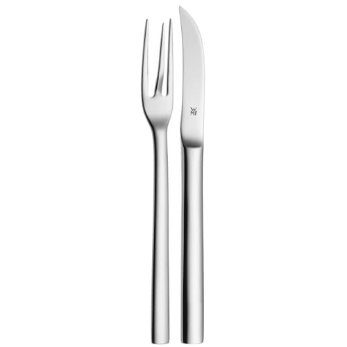 WMF Nuova Cromargan Stainless Steel Potato Peeling Set, Silver, 16 cm