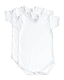 Baby Onesies, Soft Cotton Short Sleeve Unisex Bodysuit WSSR 24-36 2-Pack