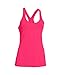 Under Armour Women's HeatGear Armour Racer Tank Top, Harmony Red /Metallic Silver, Small