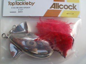 Allcock2.5" Colorado Silv Copper Spoon Salmon Pike Lure
