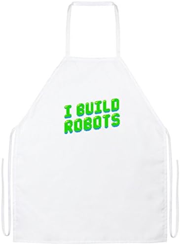 Awesome Kitchen Gifts - I Build Robots - Cool Robotics Engineer - Graphic Design Apron