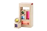 Wonderworld Rainbow Sound Blocks - Stackable Hollow Shape Block Toys - 7 Piece Set