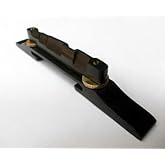 MUSICAL STRING Guitar Bridge Ebony Archtop with Golden Hardware Best Quality 6 string
